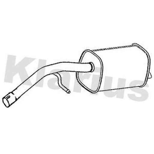 Klarius Box With Tail Pipe Rear HY403A