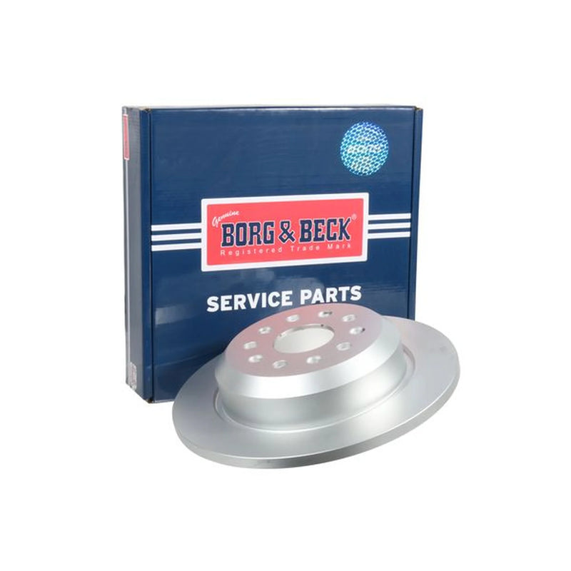 Borg & Beck 2 x Solid Rear Brake Discs BBD6296S