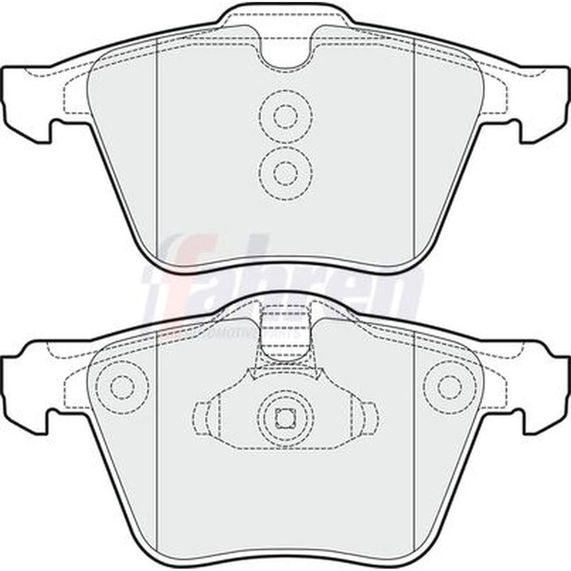 Fahren Front Brake Pad Set FBP3208