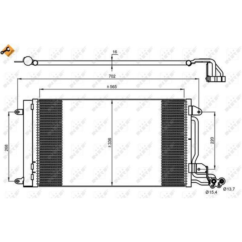 NRF Air Conditioning Condenser 35910