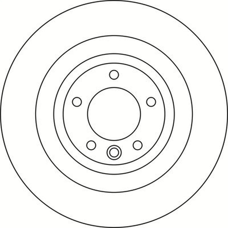 Abtex 2 x Vented Rear Brake Discs BD2152V