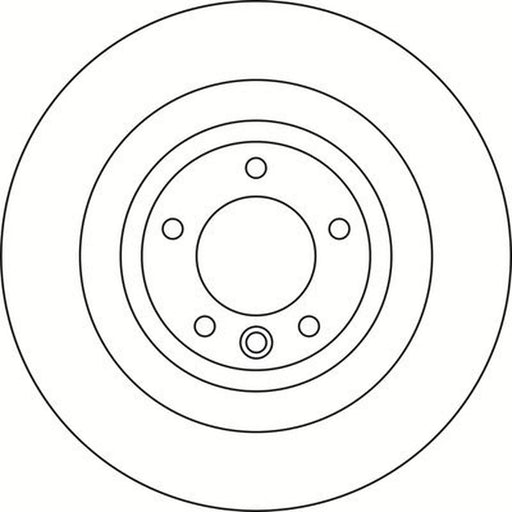Abtex 2 x Vented Rear Brake Discs BD2152V