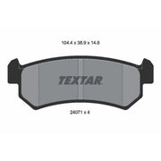 Textar Rear Brake Pad Set 2407101