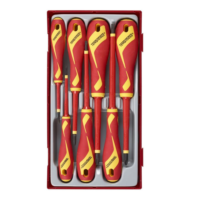 Teng Tools Insulated Screwdriver Set TT1 7 Pieces