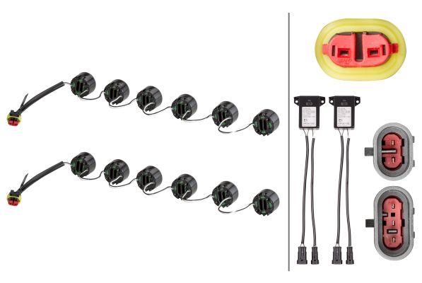 Hella 2PT 010 458-731 Daytime Running Light Set