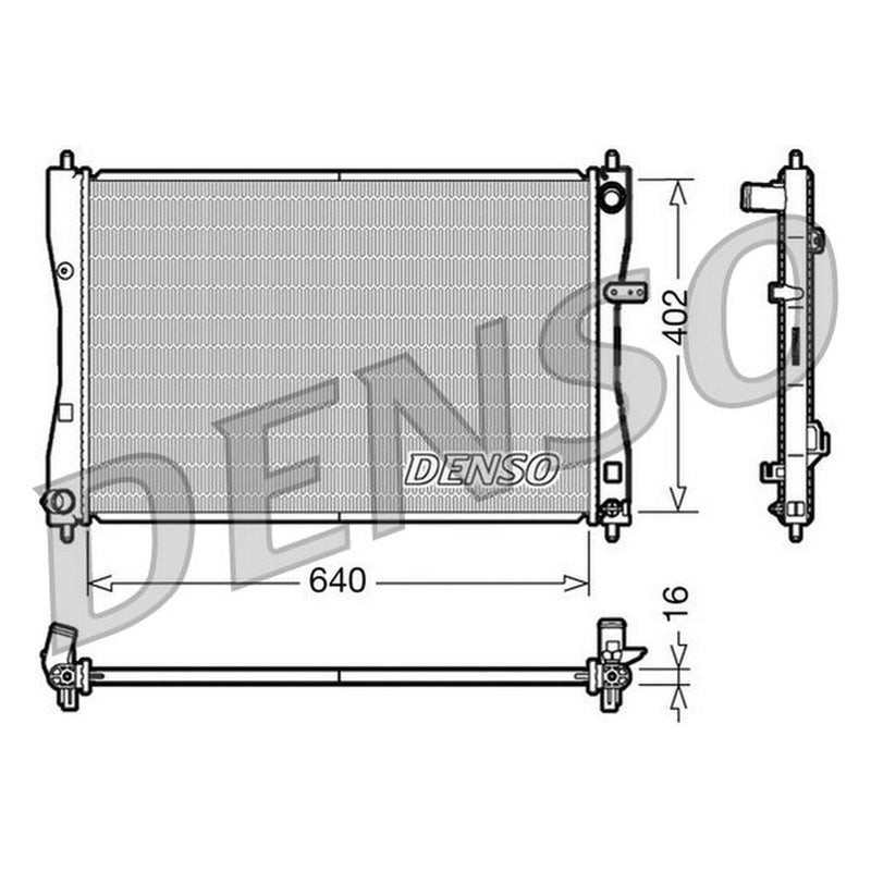 Denso Engine Radiator DRM45009