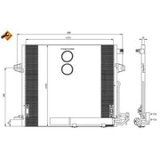 NRF Air Conditioning Condenser 35927