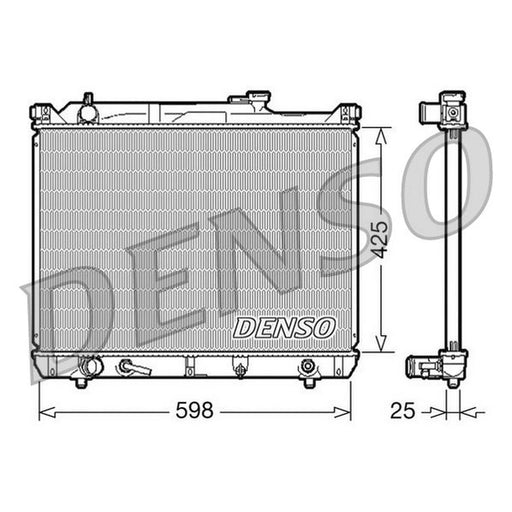 Denso Engine Radiator DRM47021