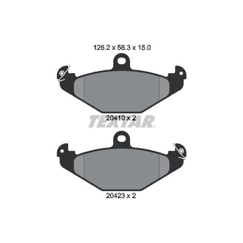 Textar Rear Brake Pad Set 2041001