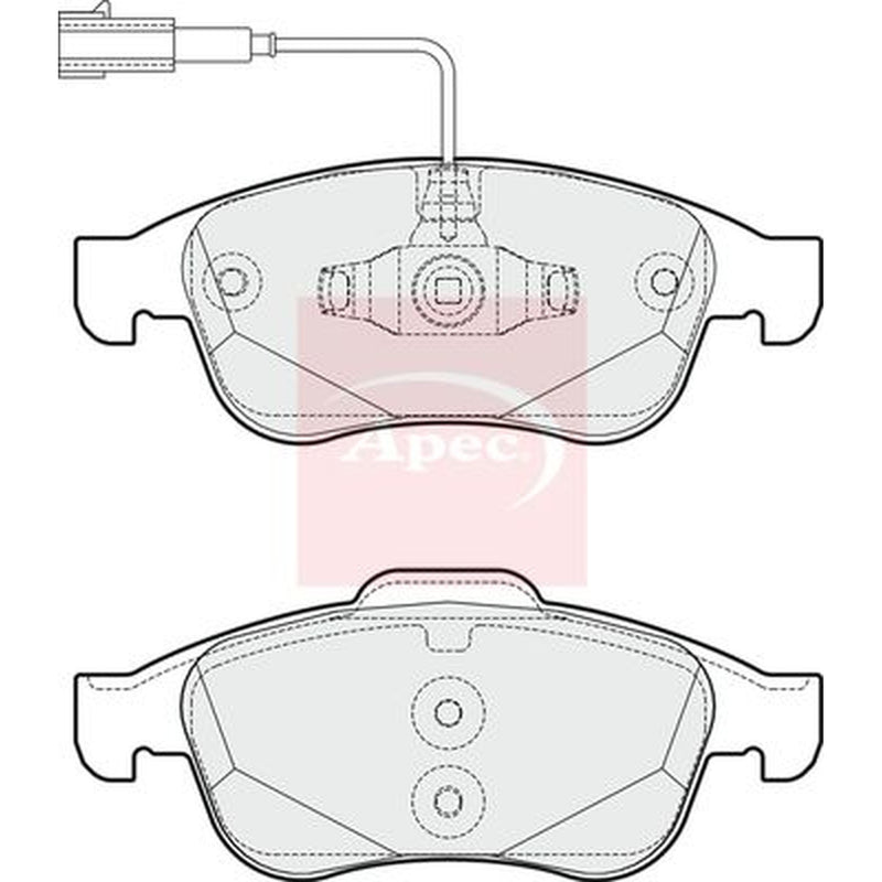 Apec Front Brake Pad Set PAD1795