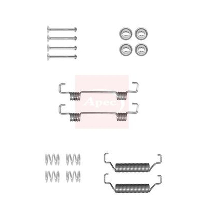 Apec Parking Brake Shoe Accessory Kit Rear KIT2135