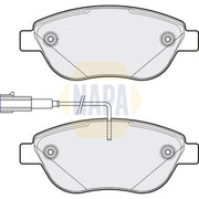 NAPA Front Brake Pad Set NBP1099