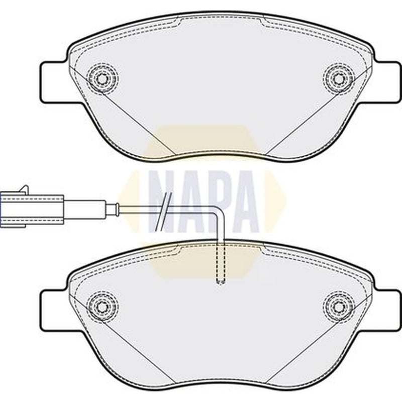 NAPA Front Brake Pad Set NBP1099
