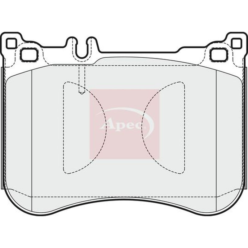 Apec Front Brake Pad Set PAD1927