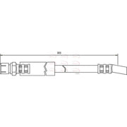 Apec Brake Hydraulic Hose Line Front HOS3356