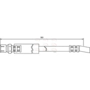 Apec Brake Hydraulic Hose Line Front HOS3356