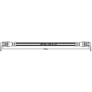 Abtex Brake Hydraulic Hose Line Rear ABH1003
