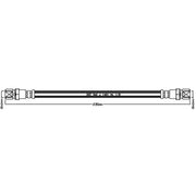 Abtex Brake Hydraulic Hose Line Rear ABH1003