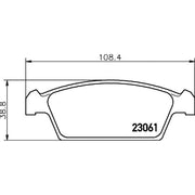 Mintex Front Brake Pad Set MDB1679