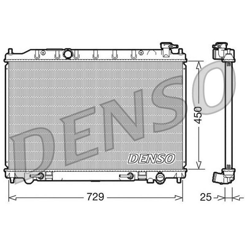 Denso Engine Radiator DRM46029