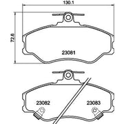 Mintex Front Brake Pad Set MDB1762