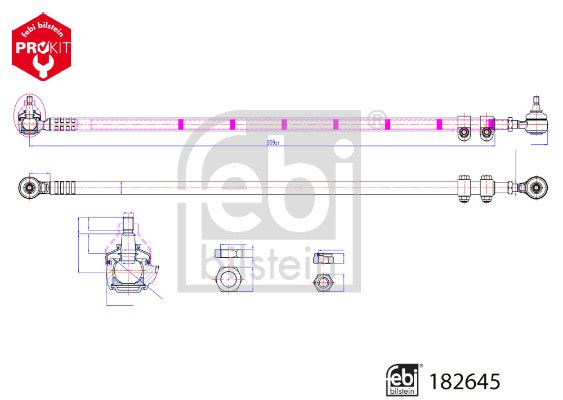 Febi Inner Rack End Right Joint Front