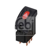 Febi Hazard Warning Light Switch 7 Connectors Plastic 01566