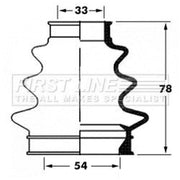 First Line Drive Shaft Bellow Kit Front Left FCB6065