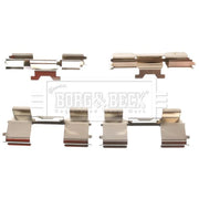 Borg & Beck Brake Pad Accessory Fitting Kit Front BBK1303