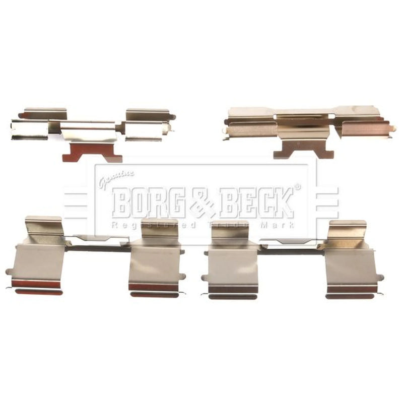 Borg & Beck Brake Pad Accessory Fitting Kit Front BBK1303