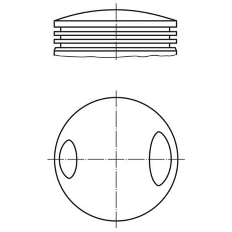 Mahle Piston Cylinder Bore = 74mm 081 62 01