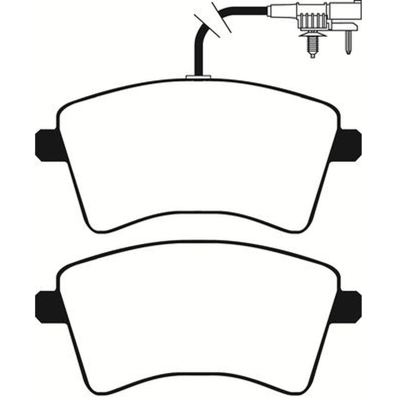 Abtex Front Brake Pad Set PLU2234