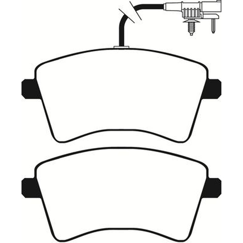 Abtex Front Brake Pad Set PLU2234
