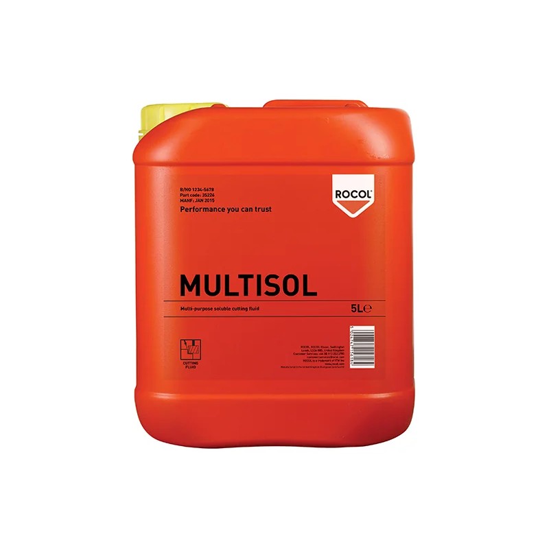 ROCOL MULTISOL Water Mix Cutting Fluid 5 litre - 35226