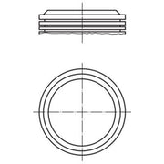 Mahle Piston Cylinder Bore = 75mm 039 16 00