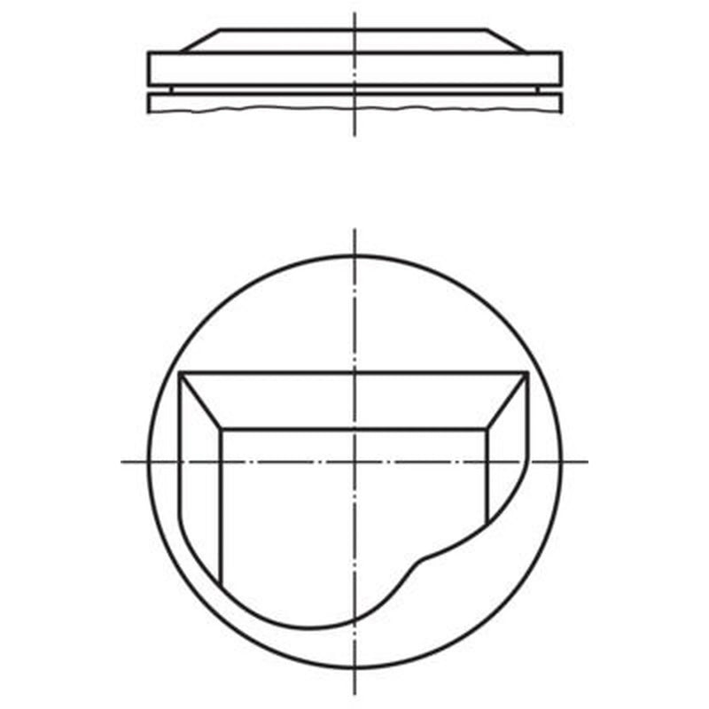 Mahle Piston Cylinder Bore = 89mm 082 02 02