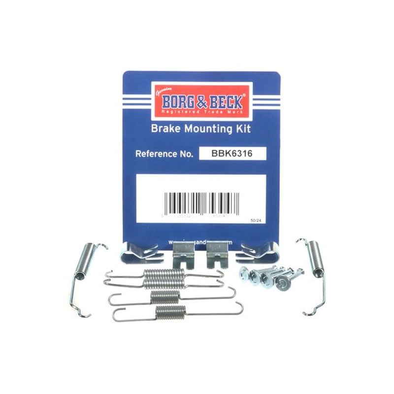 Borg & Beck Brake Shoe Accessory Kit Rear BBK6316