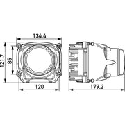Hella Headlamp De-Es A/F Md12/24 1AL 1AL 012 758-101 7.512.313.000.0 1AL 012