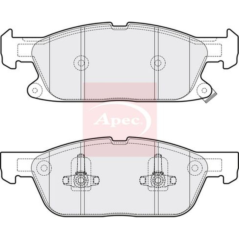 Apec Front Brake Pad Set PAD2081