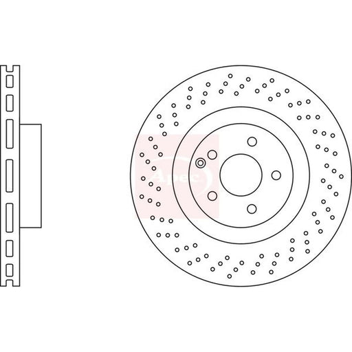 Apec 2 x / Front Brake Discs DSK2683