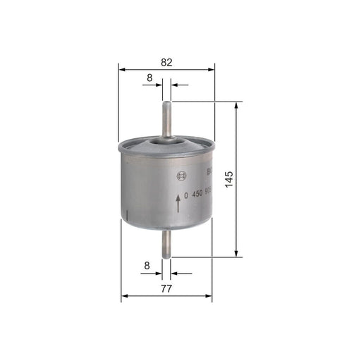 Genuine Bosch Car Fuel Filter F5324 Fits Ford Ka Rocam - 1.3 - 02-08 0450905324 Bosch  - Town Parts