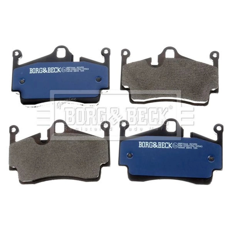 Borg & Beck 4 x Rear Brake Pad Set BBP2666