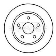 Borg & Beck 2 x Rear Brake Discs BBD4664