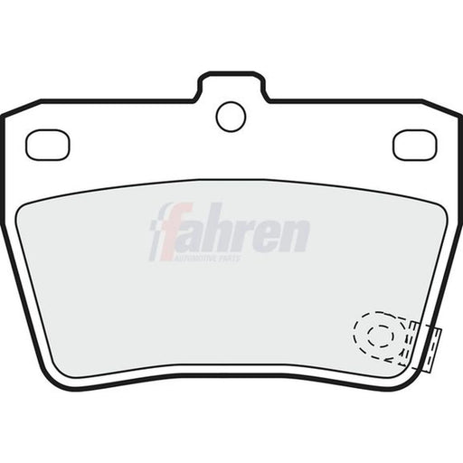Fahren Rear Brake Pad Set FBP3138