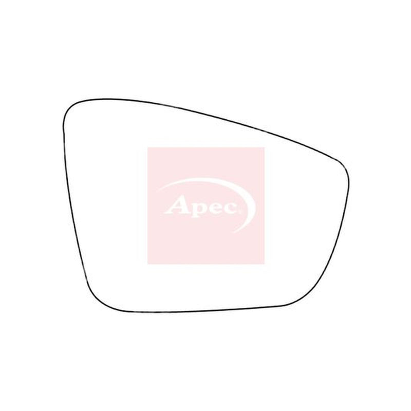 Apec Exterior Wing Mirror Glass Right AMS2324