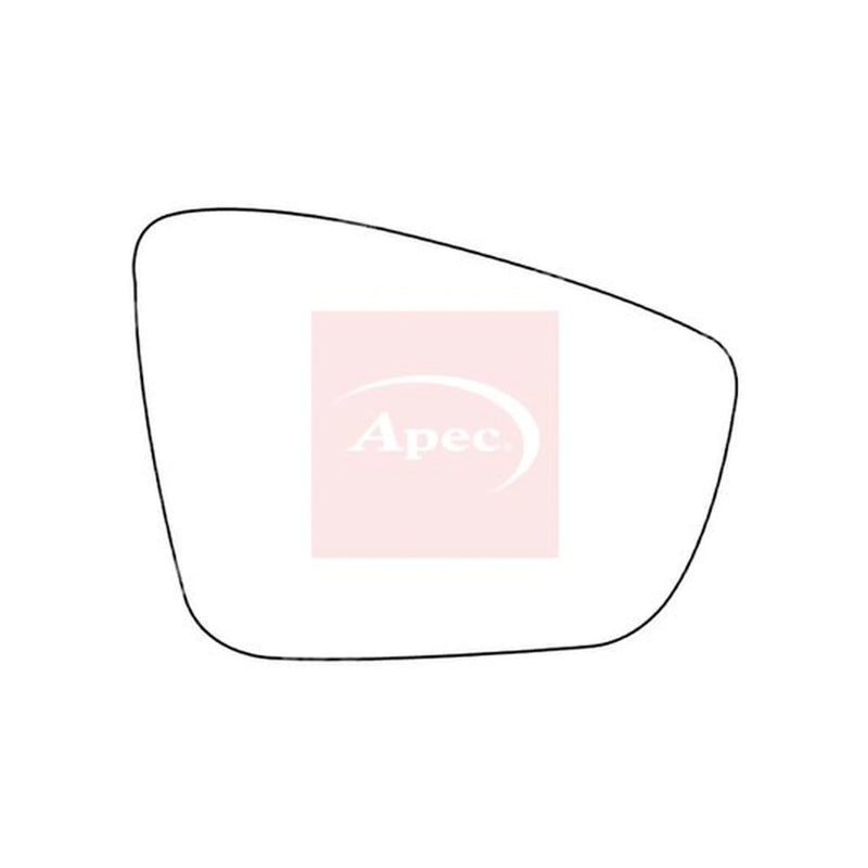 Apec Exterior Wing Mirror Glass Right AMS2324