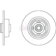 Fahren 2 x Solid Rear Brake Discs FBD6470
