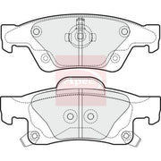 Apec Rear Brake Pad Set PAD1800