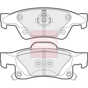 Apec Rear Brake Pad Set PAD1800