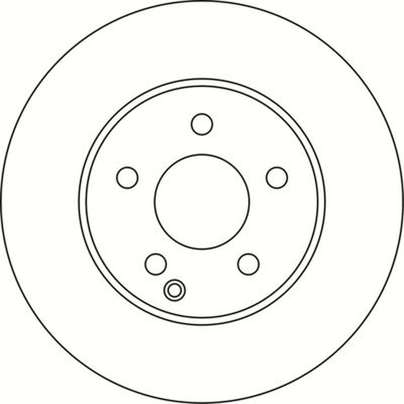 Abtex 2 x Vented Front Brake Discs BD1595V